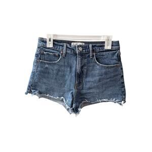 Abercrombie & Fitch High Rise The Mom Shorts Sz 28/6